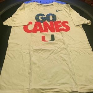 Nike Miami Hurricanes T-shirt (men’s medium)